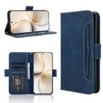 For Realme 14 Pro+ 5G Skin Feel Calf Texture Card Slots Leather Phone Case(Blue)