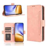 For Realme 14 5G Skin Feel Calf Texture Card Slots Leather Phone Case(Pink)