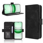 For Realme 14x 5G Malaysia / V70 Skin Feel Calf Texture Card Slots Leather Phone Case(Black)