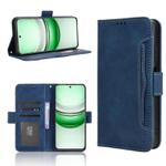 For Realme 14x 5G Malaysia / V70 Skin Feel Calf Texture Card Slots Leather Phone Case(Blue)