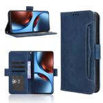 For Realme GT 7 5G Skin Feel Calf Texture Card Slots Leather Phone Case(Blue)