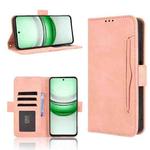 For Realme C71 4G Skin Feel Calf Texture Card Slots Leather Phone Case(Pink)