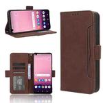 For Orbic Magic 5G R678EL Skin Feel Calf Texture Card Slots Leather Phone Case(Brown)