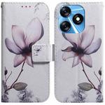 For Tecno Spark 10 / Spark 10C Coloured Drawing Flip Leather Phone Case(Magnolia)