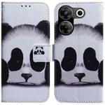 For Tecno Camon 20 Pro 4G / 20 Coloured Drawing Flip Leather Phone Case(Panda)