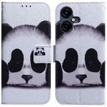 For Tecno Pova Neo 3 Coloured Drawing Flip Leather Phone Case(Panda)