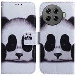 For Tecno Spark 20 Pro+ 4G Coloured Drawing Flip Leather Phone Case(Panda)