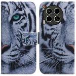 For Tecno Camon 30 4G / 30 5G CL6 CL7 Coloured Drawing Flip Leather Phone Case(Tiger)