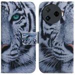 For Tecno Camon 30 Pro CL8 Coloured Drawing Flip Leather Phone Case(Tiger)