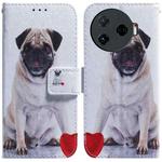 For Tecno Camon 30 Pro CL8 Coloured Drawing Flip Leather Phone Case(Pug)