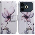 For Tecno Pova 6 Neo Coloured Drawing Flip Leather Phone Case(Magnolia)