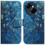 For Tecno Spark Go 1 / Pop 9 Pro Coloured Drawing Flip Leather Phone Case(Apricot)