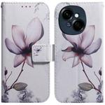 For Tecno Spark Go 1 / Pop 9 Pro Coloured Drawing Flip Leather Phone Case(Magnolia)