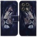 For Tecno Camon 30S / Camon 30S Pro Coloured Drawing Flip Leather Phone Case(Lion)