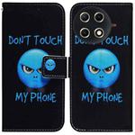 For Tecno Camon 30S / Camon 30S Pro Coloured Drawing Flip Leather Phone Case(Anger)