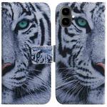 For Tecno Pop 10 / Spark Go 2 4G Coloured Drawing Flip Leather Phone Case(Tiger)