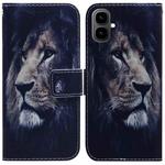 For Tecno Pop 10 / Spark Go 2 4G Coloured Drawing Flip Leather Phone Case(Lion)