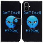 For Tecno Pop 10 / Spark Go 2 4G Coloured Drawing Flip Leather Phone Case(Anger)