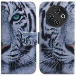 For Tecno Pop 9 5G / Spark 30C 5G Coloured Drawing Flip Leather Phone Case(Tiger)