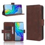 For vivo Y78 Plus Skin Feel Calf Texture Card Slots Leather Phone Case(Brown)