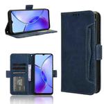 For vivo Y33T 2023 Skin Feel Calf Texture Card Slots Leather Phone Case(Blue)