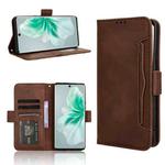 For vivo S18 5G / S18 Pro 5G Skin Feel Calf Texture Card Slots Leather Phone Case(Brown)