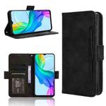For vivo Y03 4G Skin Feel Calf Texture Card Slots Leather Phone Case(Black)