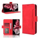 For vivo V30e 5G Skin Feel Calf Texture Card Slots Leather Phone Case(Red)