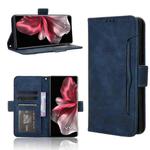 For vivo V30e 5G / V40 Lite 5G Skin Feel Calf Texture Card Slots Leather Phone Case(Blue)