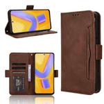 For vivo Y200e 5G / Y100 5G IND Skin Feel Calf Texture Card Slots Leather Phone Case(Brown)