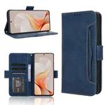 For vivo S19 5G Skin Feel Calf Texture Card Slots Leather Phone Case(Blue)