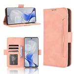 For vivo S19 Pro 5G / V40 5G Skin Feel Calf Texture Card Slots Leather Phone Case(Pink)