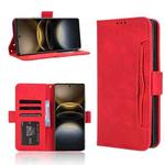 For vivo X100 Ultra 5G Skin Feel Calf Texture Card Slots Leather Phone Case(Red)