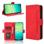 For vivo Y58 5G Skin Feel Calf Texture Card Slots Leather Phone Case(Red)