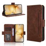 For vivo X200 Pro mini 5G Skin Feel Calf Texture Card Slots Leather Phone Case(Brown)