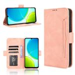 For vivo Y04 4G / Y29s 5G Skin Feel Calf Texture Card Slots Leather Phone Case(Pink)