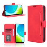 For vivo Y04 4G / Y29s 5G Skin Feel Calf Texture Card Slots Leather Phone Case(Red)