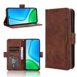 For vivo Y29 4G / T4x 5G Skin Feel Calf Texture Card Slots Leather Phone Case(Brown)