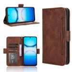 For vivo Y39 5G / Y300i Skin Feel Calf Texture Card Slots Leather Phone Case(Brown)