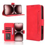 For vivo X200 Ultra 5G Skin Feel Calf Texture Card Slots Leather Phone Case(Red)