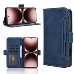 For vivo X200 Ultra 5G Skin Feel Calf Texture Card Slots Leather Phone Case(Blue)