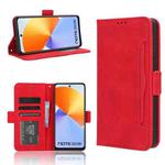 For Infinix Note 30 4G Skin Feel Calf Texture Card Slots Leather Phone Case(Red)