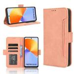 For Infinix Note 30 5G Skin Feel Calf Texture Card Slots Leather Phone Case(Pink)