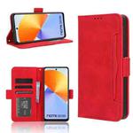 For Infinix Note 30 5G Skin Feel Calf Texture Card Slots Leather Phone Case(Red)