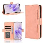 For Infinix Zero 30 4G Skin Feel Calf Texture Card Slots Leather Phone Case(Pink)