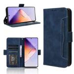 For Infinix Note 40 4G Skin Feel Calf Texture Card Slots Leather Phone Case(Blue)