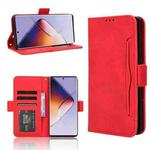 For Infinix Note 40 Pro 4G Skin Feel Calf Texture Card Slots Leather Phone Case(Red)