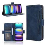 For Infinix Hot 50 4G Skin Feel Calf Texture Card Slots Leather Phone Case(Blue)