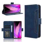 For Infinix Zero 40 5G Skin Feel Calf Texture Card Slots Leather Phone Case(Blue)