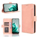For Infinix Note 50x 5G Skin Feel Calf Texture Card Slots Leather Phone Case(Pink)